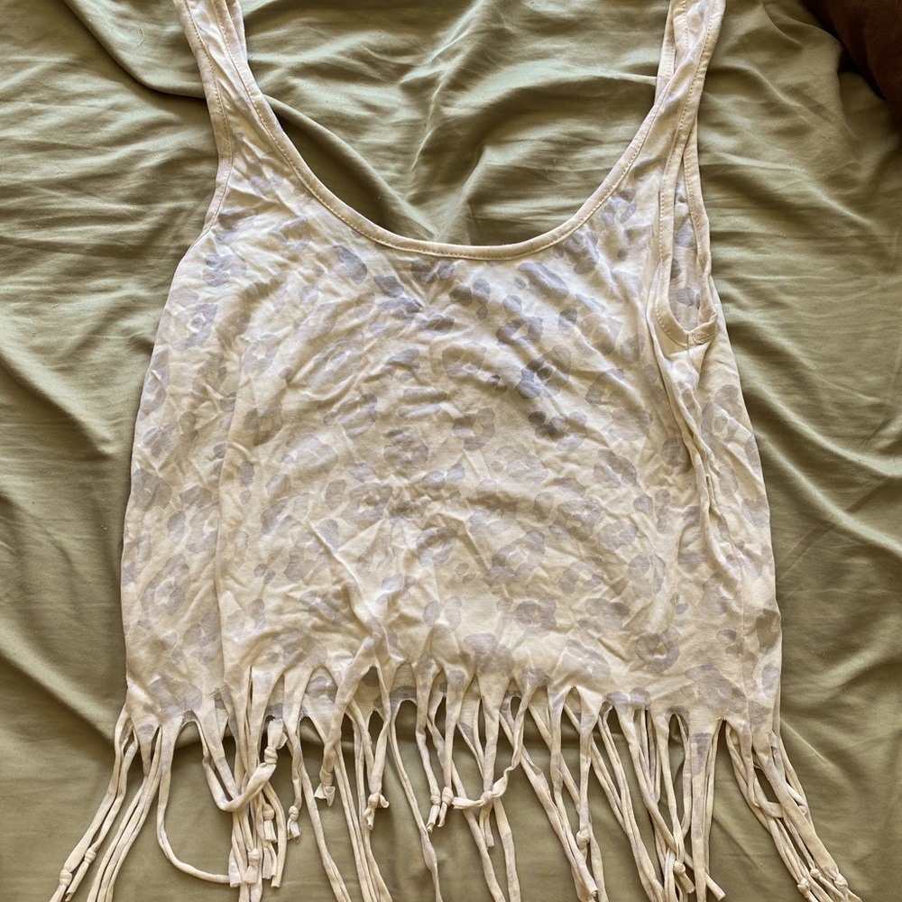 Nollie crop top with fringe